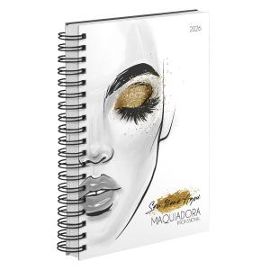 Agenda Comercial Personalizada Maquiadora Brilho