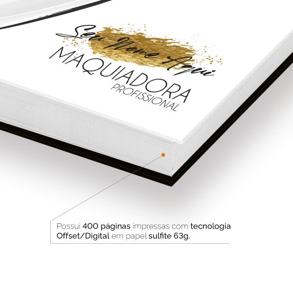Agenda Comercial Personalizada Maquiadora Brilho