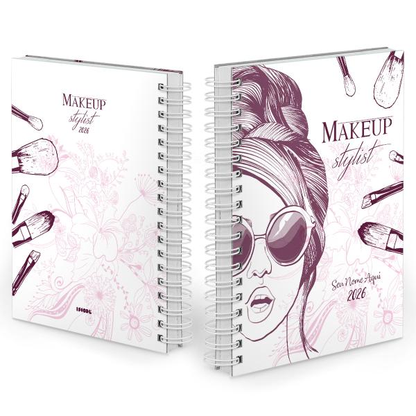 Agenda Comercial Personalizada Maquiadora Makeup