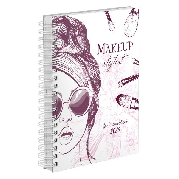 Agenda Comercial Personalizada Maquiadora Makeup