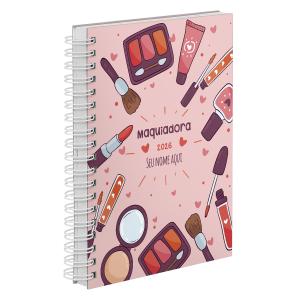 Agenda Comercial Personalizada Maquiadora Colors