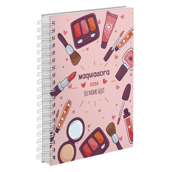 Agenda Comercial Personalizada Maquiadora Colors