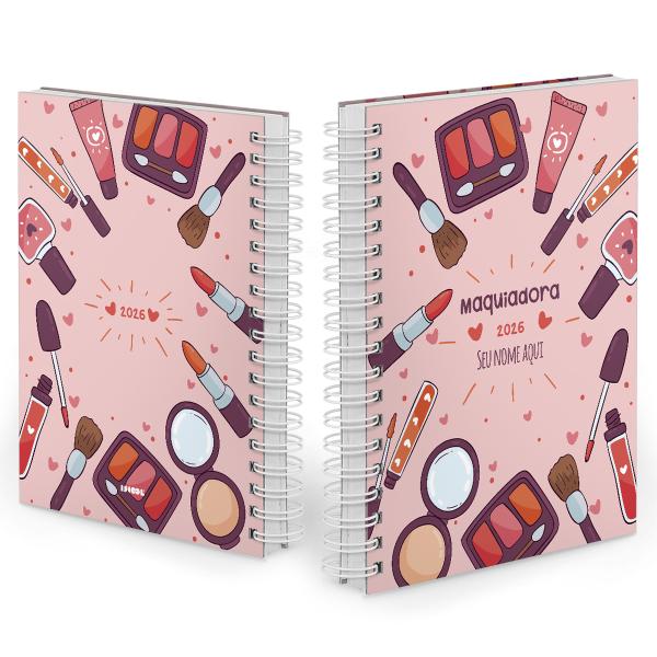 Agenda Comercial Personalizada Maquiadora Colors