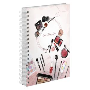 Agenda Comercial Personalizada Maquiadora Makeup Colors