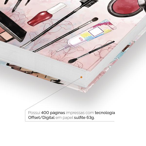 Agenda Comercial Personalizada Maquiadora Makeup Colors
