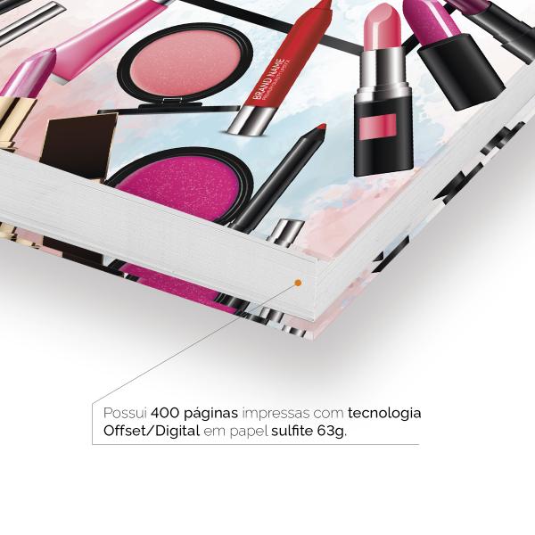 Agenda Comercial Personalizada Maquiadora Batom