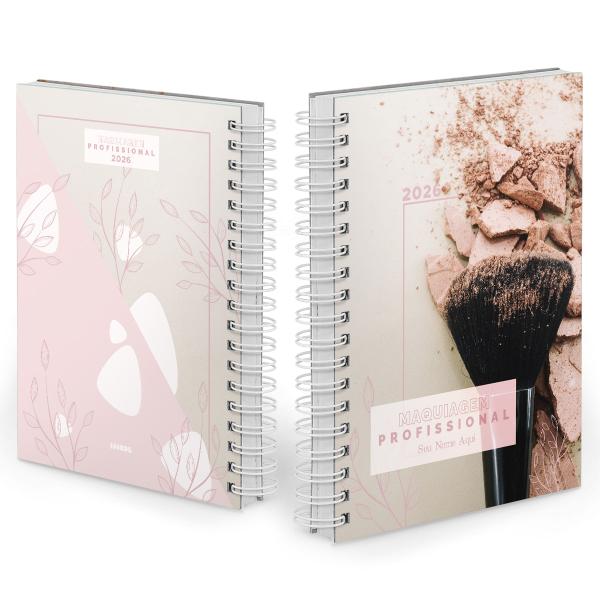 Agenda Comercial Personalizada Maquiadora Blush