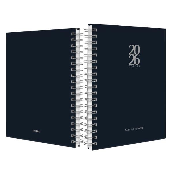 Agenda Planner Semanal Personalizado Solid Colors Grafite