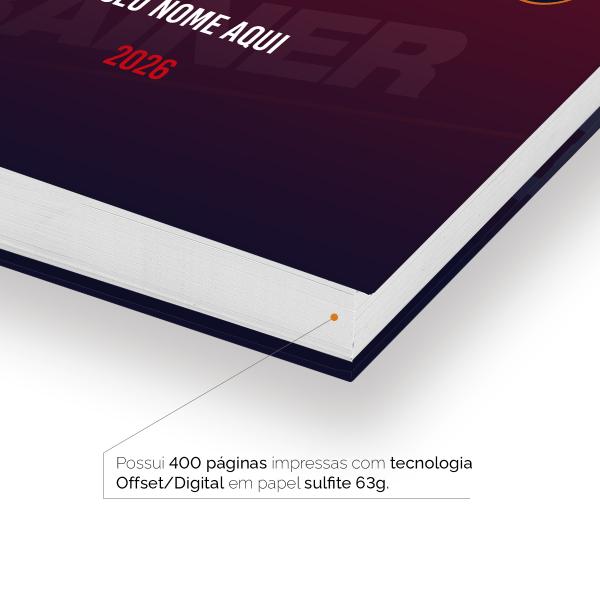 Agenda Comercial Personalizada Personal Trainer Masculina