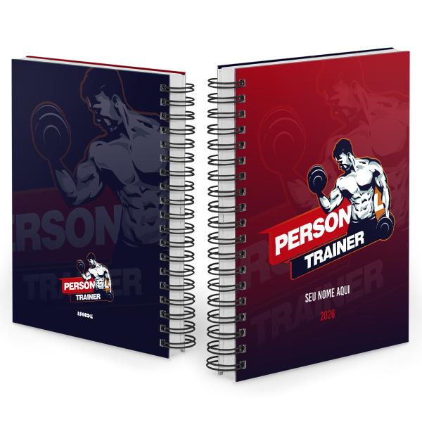 Agenda Comercial Personalizada Personal Trainer Masculina