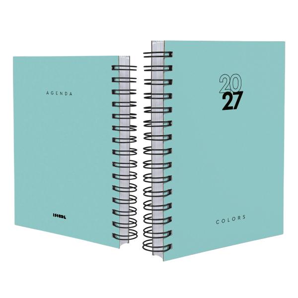 Agenda Solid Colors Verde Oceano 2027