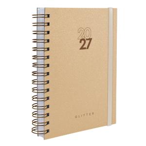 Agenda Plus Solid Glitter Cores Nude