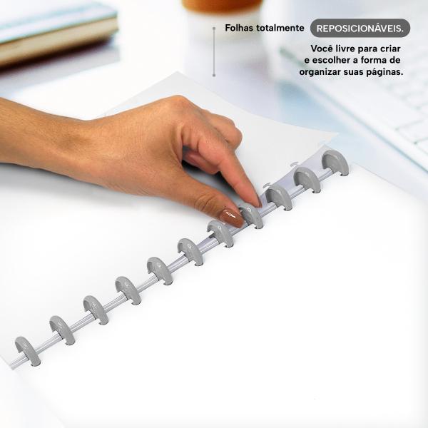 Refil Iscool Disc Sem Pauta 20x27,5 cm 90g 100 Folhas