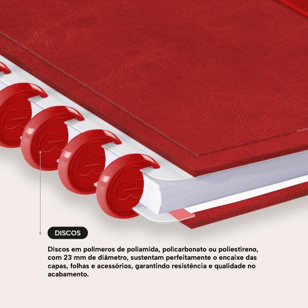 Iscool Disc Prime Solid Touch Couro Vermelho G