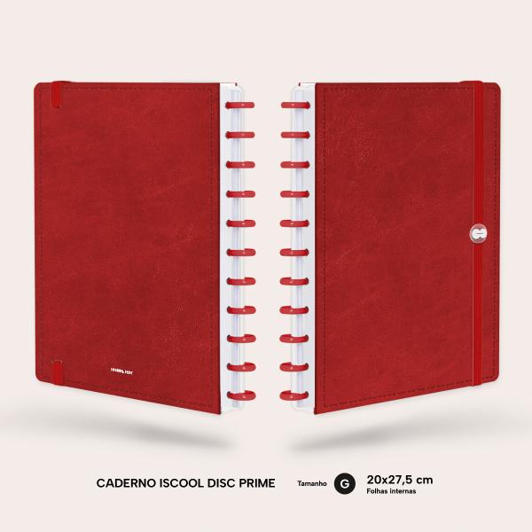 Iscool Disc Prime Solid Touch Couro Vermelho G