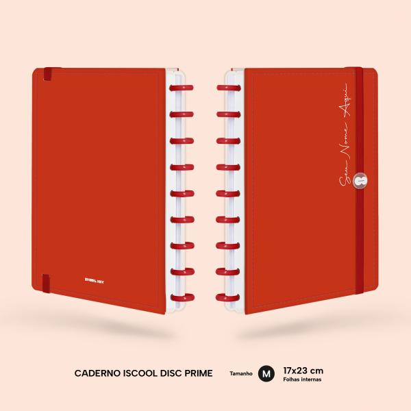 Iscool Disc Prime Personalizado Solid Colors Vermelho M
