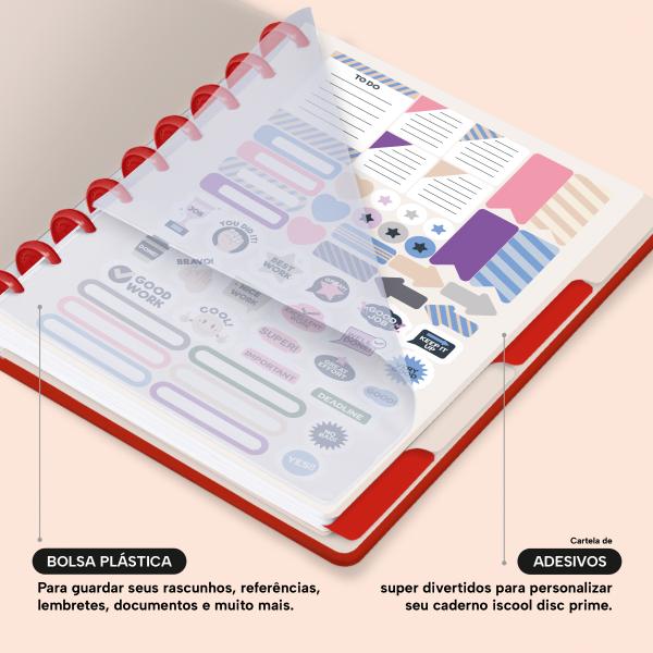 Iscool Disc Prime Personalizado Solid Colors Vermelho M