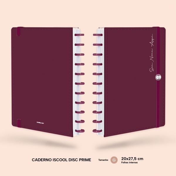 Iscool Disc Prime Personalizado Solid Colors Marsala G
