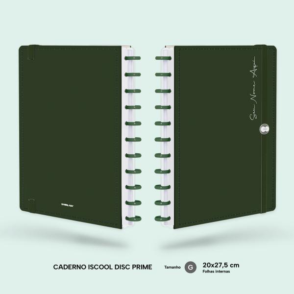 Iscool Disc Prime Personalizado Solid Colors Verde Militar G