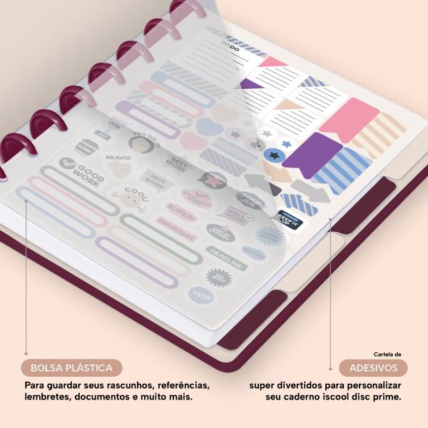 Iscool Disc Prime Personalizado Solid Colors Marsala P