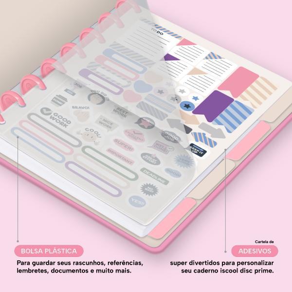 Iscool Disc Prime Personalizado Solid Colors Rosa P