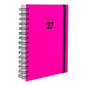 Agenda Plus Solid Fluor Pink