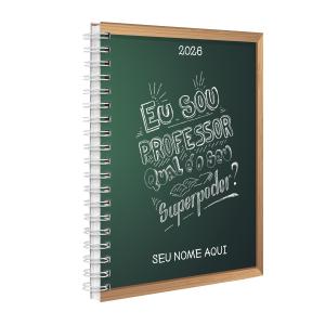 Agenda Planner Semanal Personalizada Professores Superpoder