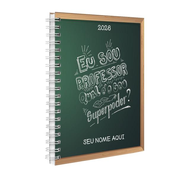 Agenda Planner Semanal Personalizada Professores Superpoder