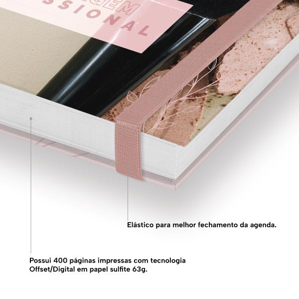 Agenda Comercial Plus Maquiadora Blush