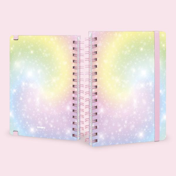 Caderno Premium Colors Pautado Color Brilho 15x21cm 80 fls