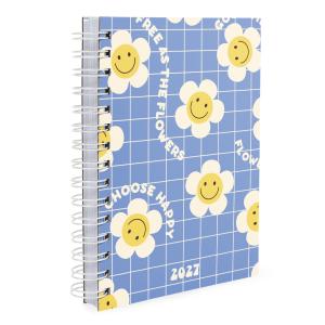 Agenda Retrô Good Vibes Azul
