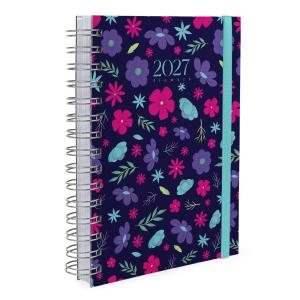 Agenda Plus Florescer Roxo