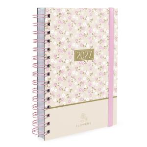 Agenda Plus Flower Field Bege