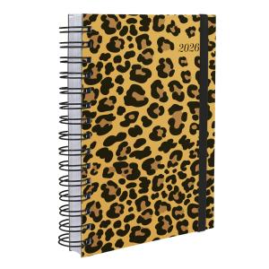 Agenda Plus Animal Print Onça Amarela