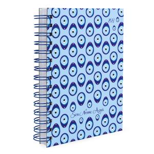 Agenda Personalizada Talismã Olhos Gregos 2027
