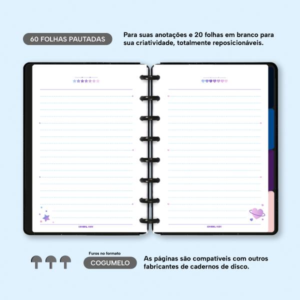 Iscool Disc Prime 80 Fls P Cosmos Lua Dourada