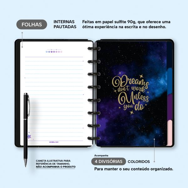 Iscool Disc Prime 80 Fls P Cosmos Lua Dourada