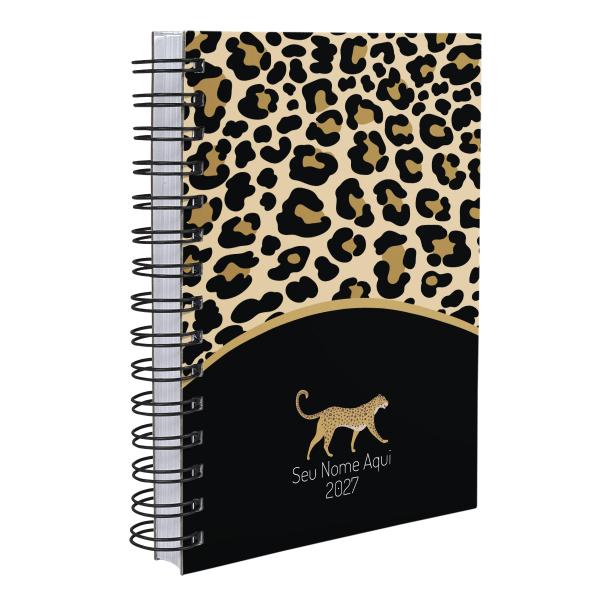 Agenda Personalizada Animal Print Onça Pintada