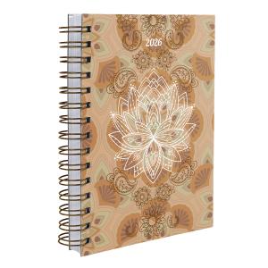Agenda Boho Flor de Lótus Nude