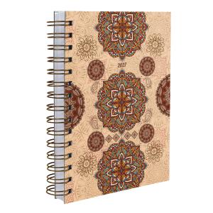 Agenda Boho Mandala Vermelho e Nude