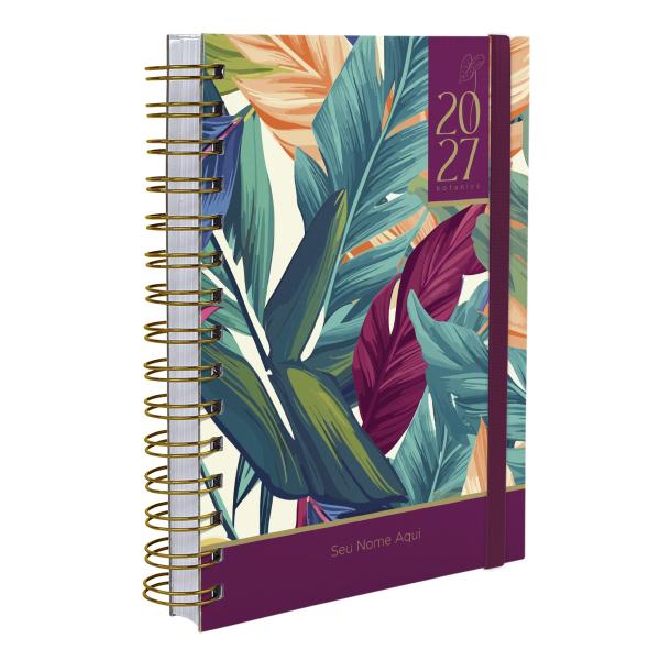 Agenda Plus Personalizada Botanics Tropical Leaves 2027