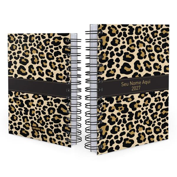 Agenda Personalizada Animal Print Onça Pintada Leopardo