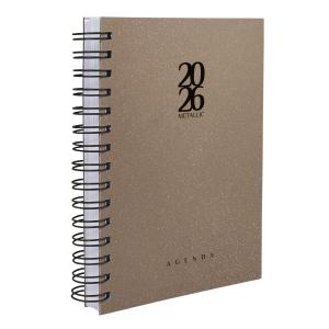Agenda Solid Metallic Glitter Bronze