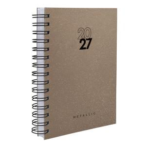 Agenda Solid Metallic Glitter Bronze