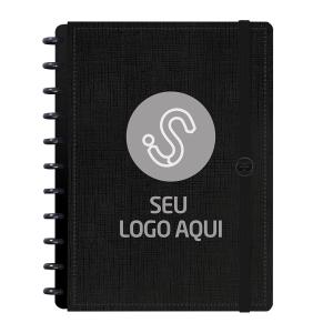 Iscool Disc Prime Personalizado Seu Logo Aqui Linho Preto