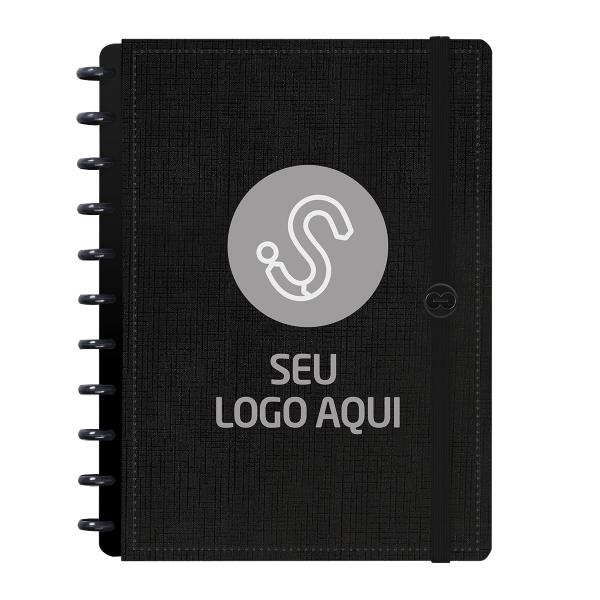 Iscool Disc Prime Personalizado G Seu Logo Aqui Linho Preto