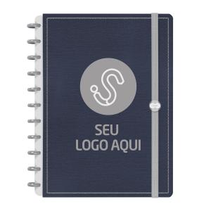 Iscool Disc Prime Personalizado Seu Logo Aço Escovado Azul