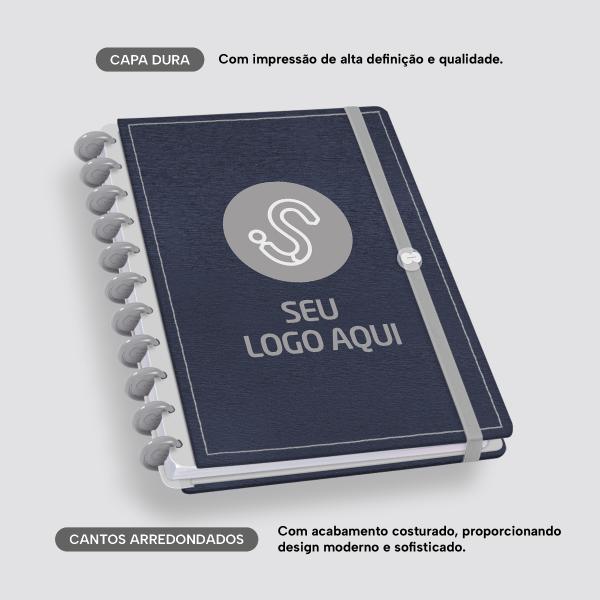 Iscool Disc Prime Personalizado G Seu Logo Aço Escovado Azul