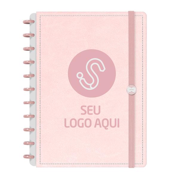 Iscool Disc Prime Personalizado G Seu Logo Aqui Couro Rosa