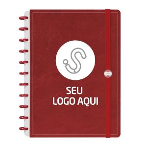 Iscool Disc Prime Personalizado Seu Logo Aqui Couro Vermelho